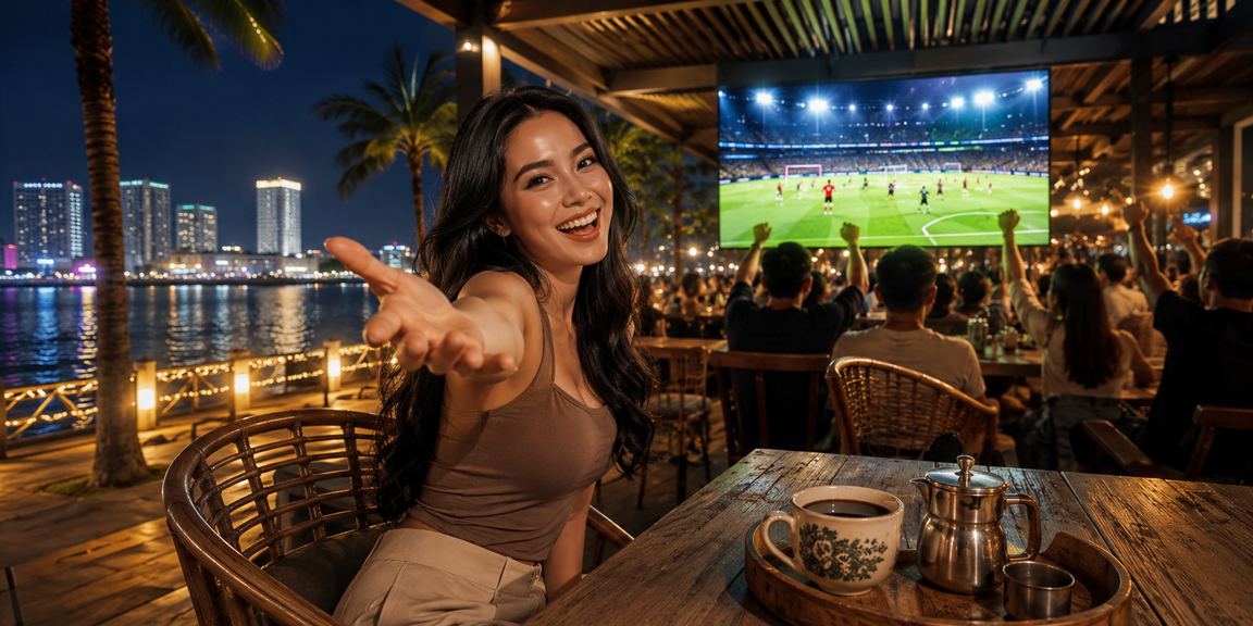 Pengguna menikmati taruhan casino sambil minum kopi di Vietnam