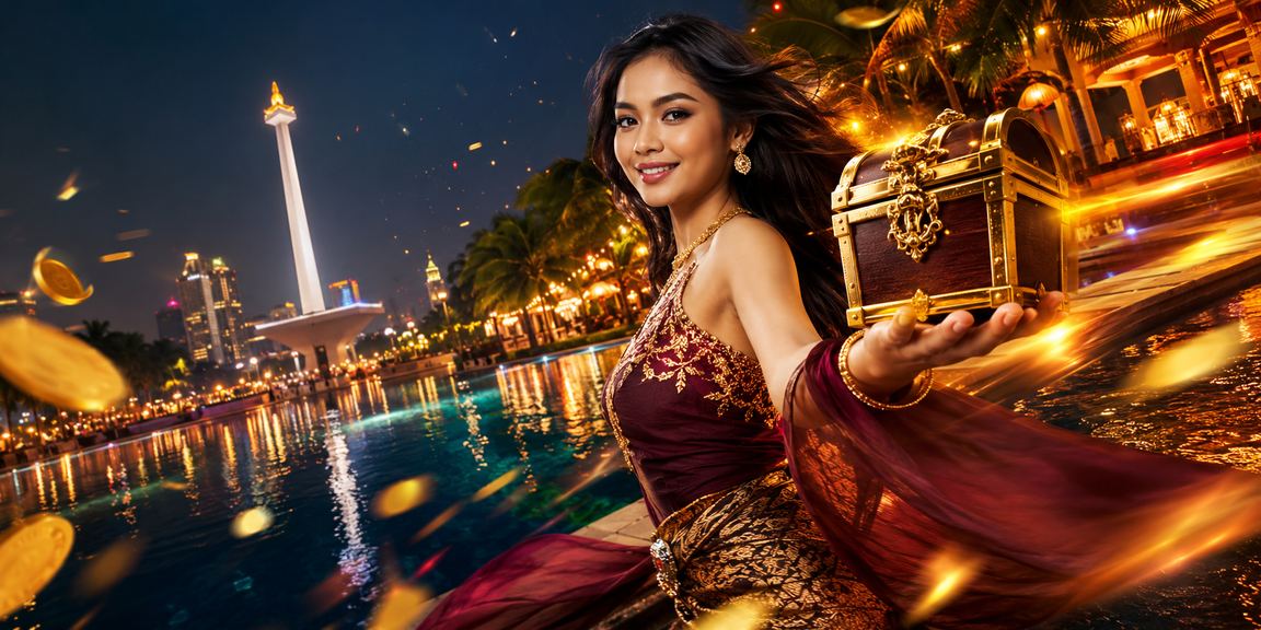 Layar mesin slot berwarna-warni di tengah keramaian pasar malam Vietnam